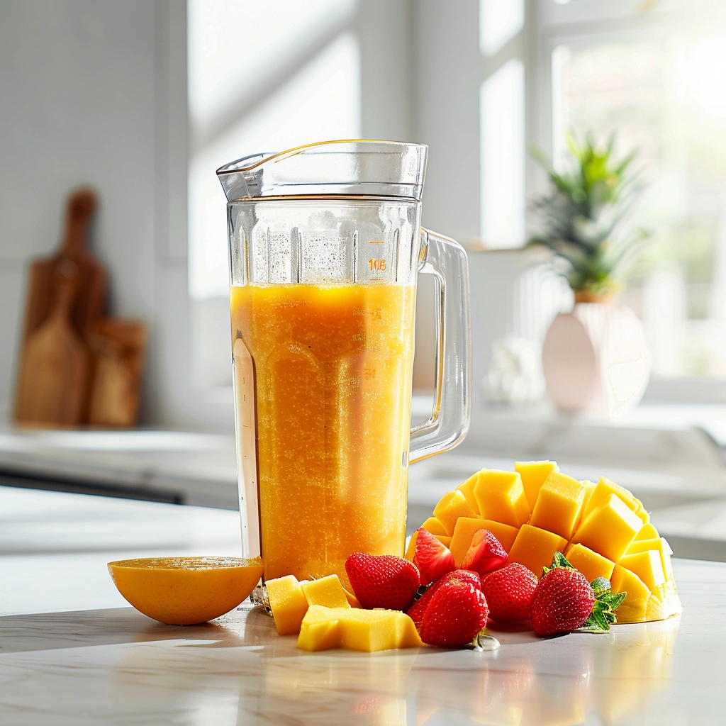 Mango Strawberry Sorbet