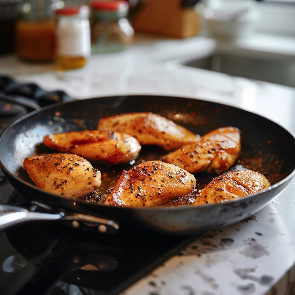 Chicken with Garlic Parmesan Rice