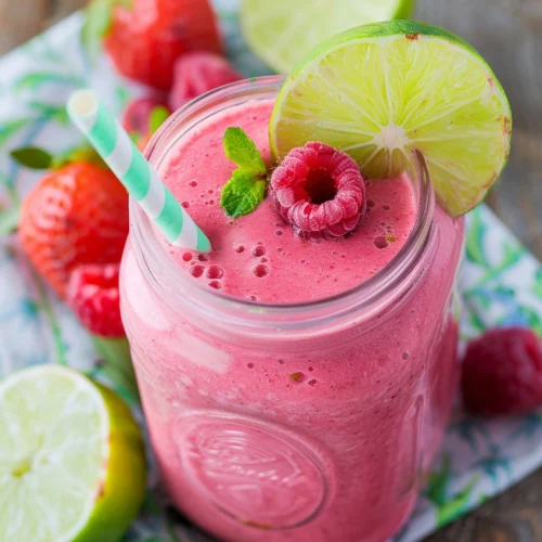 Raspberry Lime Smoothie