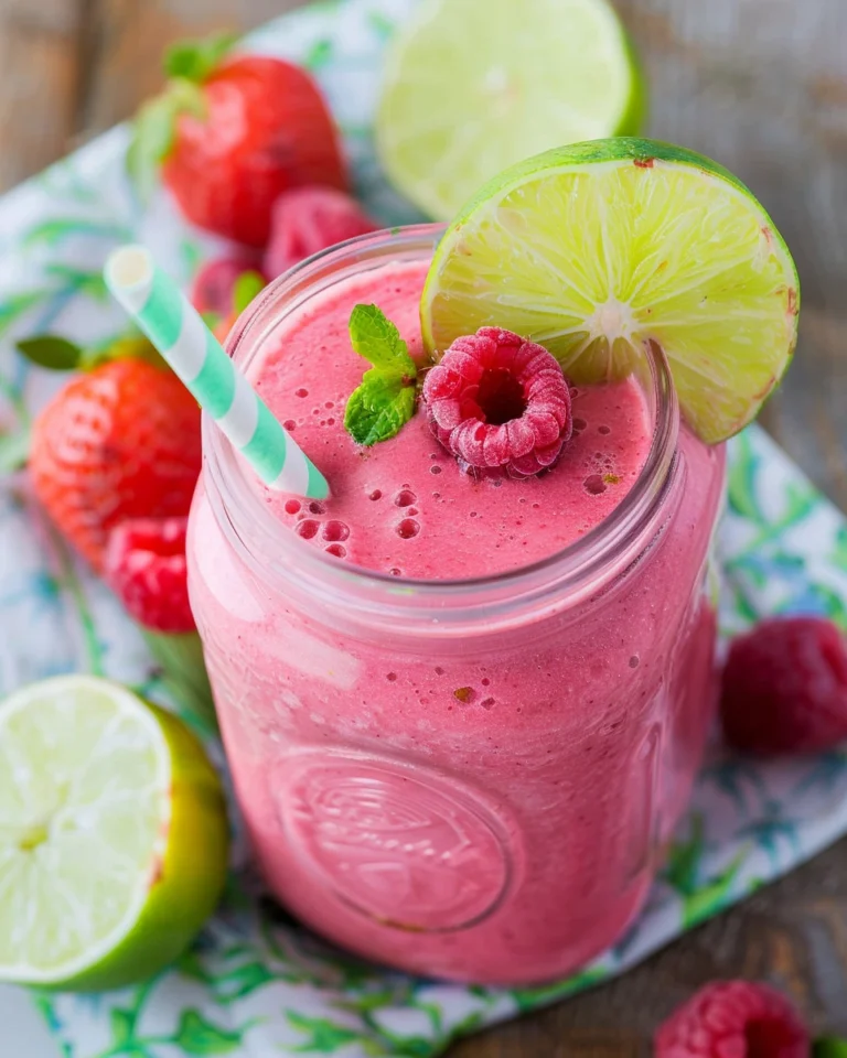 Raspberry Lime Smoothie