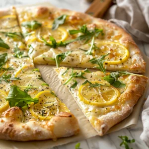 Cheesy Lemon Pizza