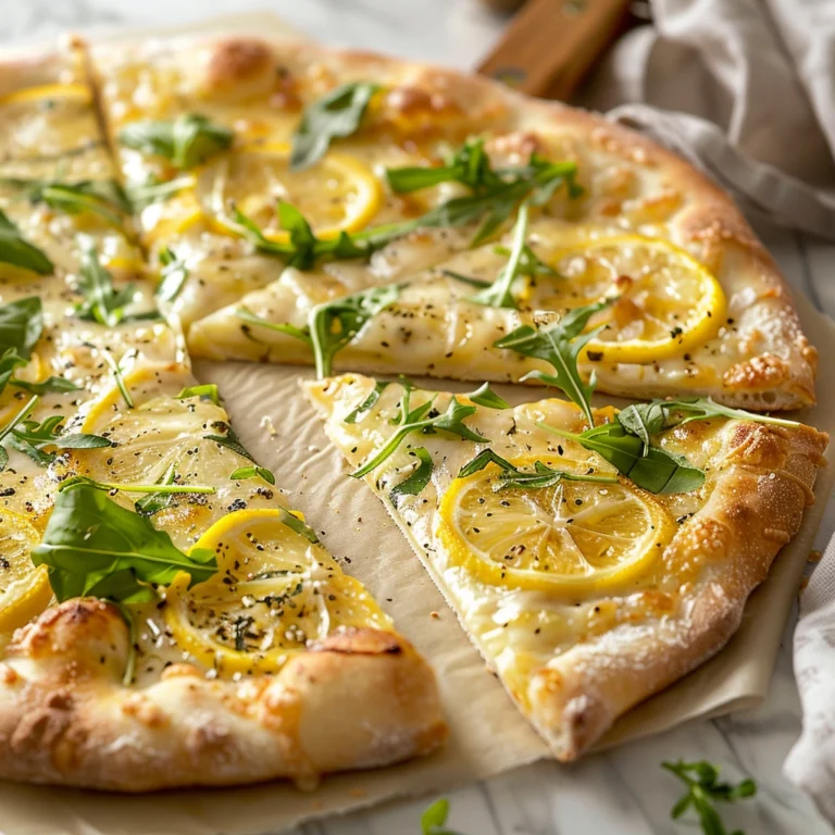 Cheesy Lemon Pizza