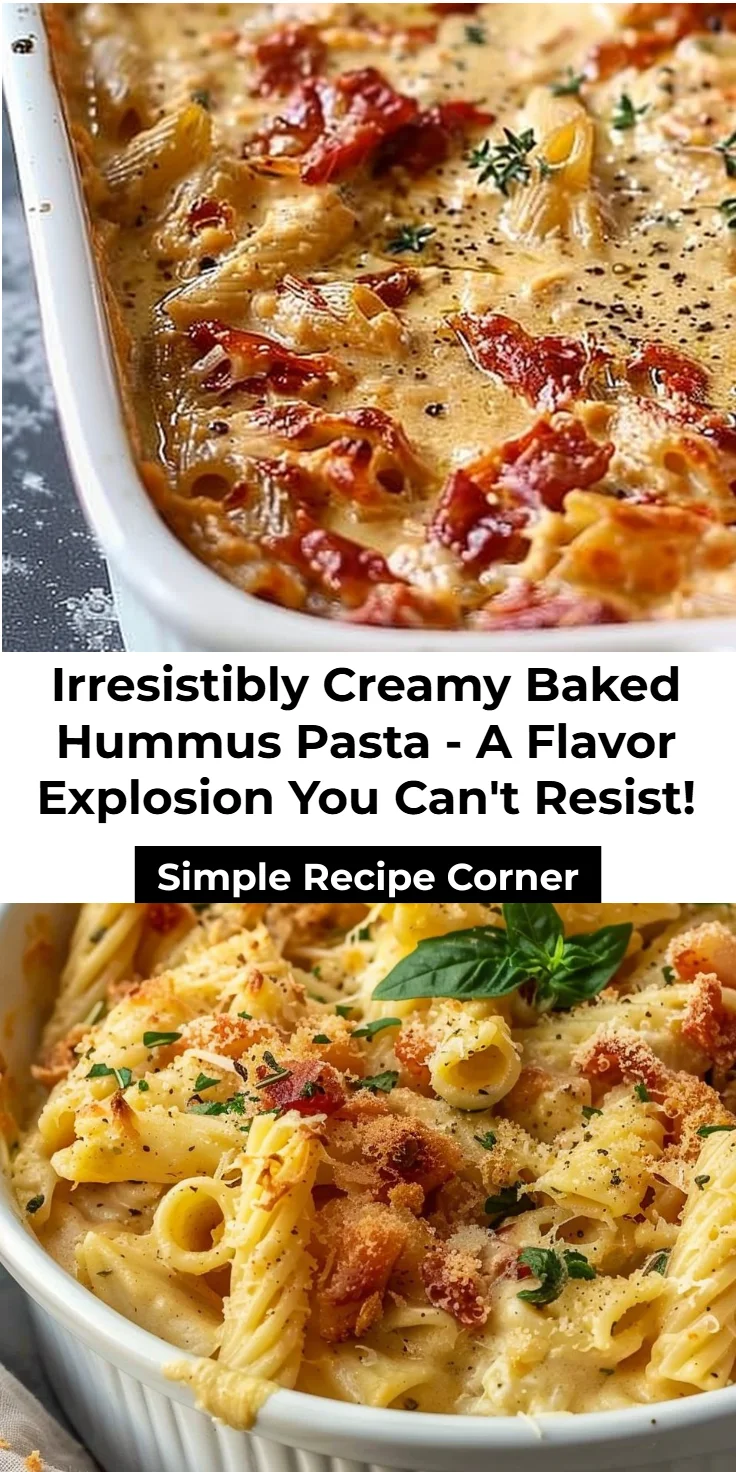 Baked Hummus Pasta