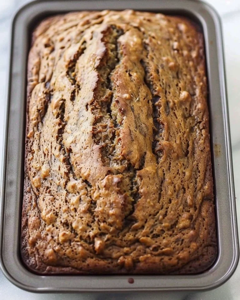 Slices of moist banana date bread made with 5 ingredients