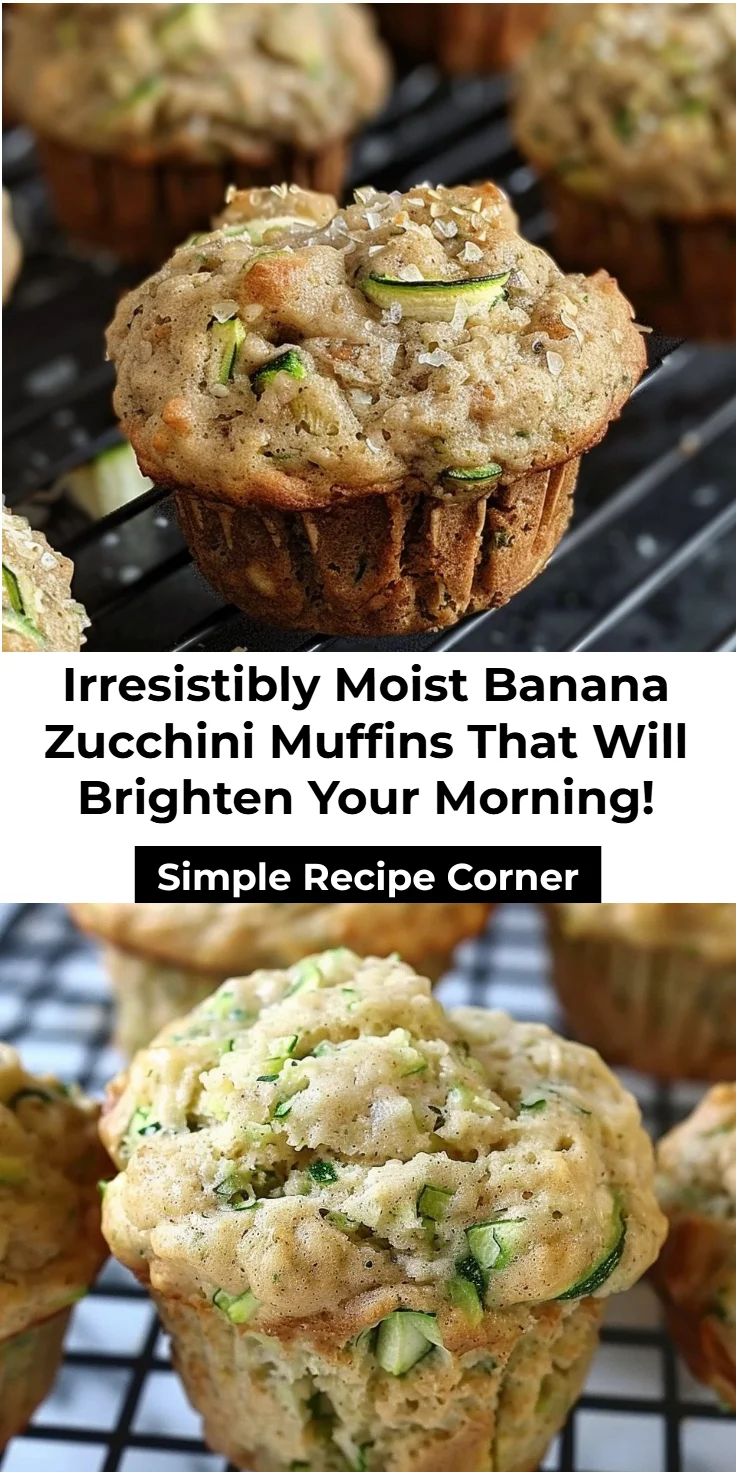 Banana Zucchini Muffins: Ultimate 3-Ingredient Moist Breakfast