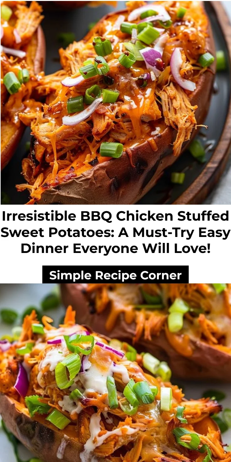 BBQ Chicken Stuffed Sweet Potatoes: Quick, Juicy 30-Min Dinner
