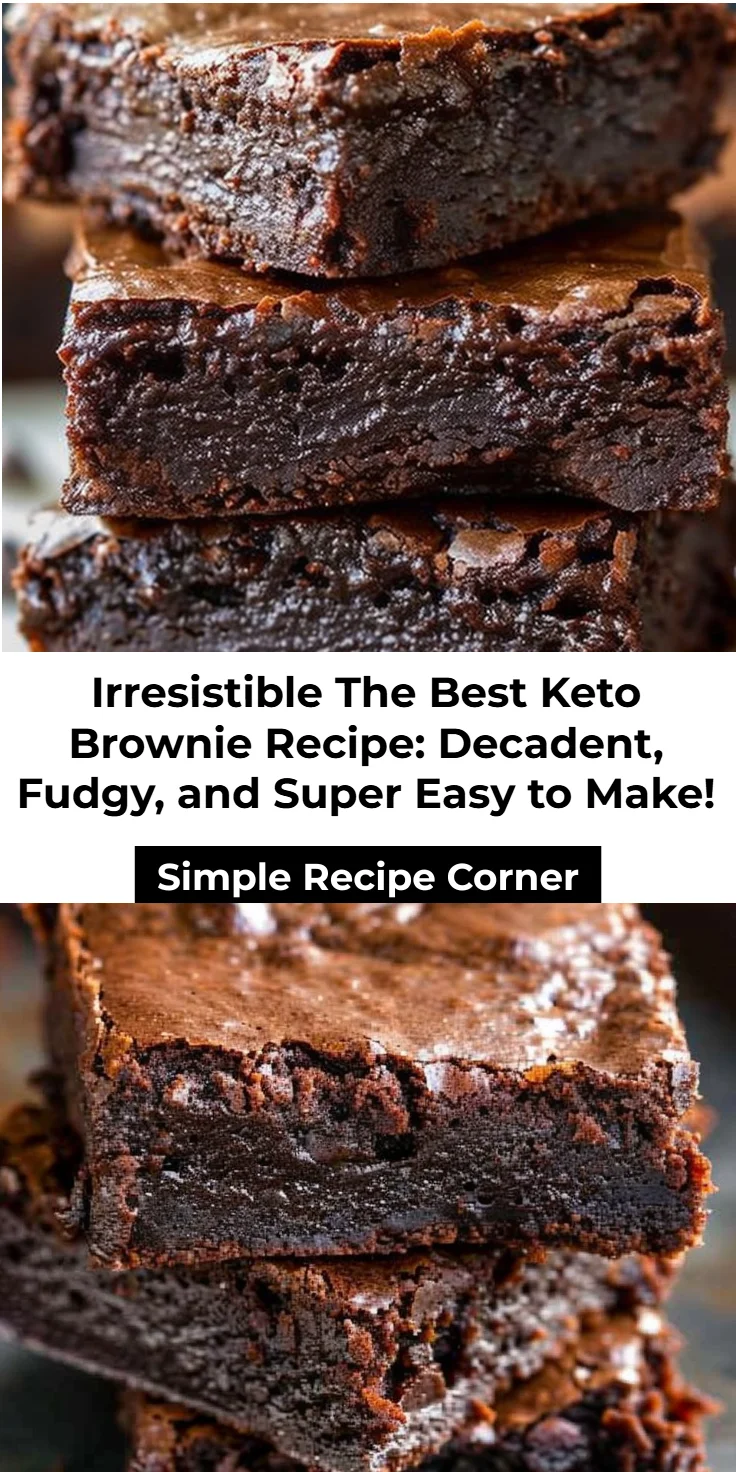 Best Keto Brownie Recipe for Rich, Low-Carb Treats