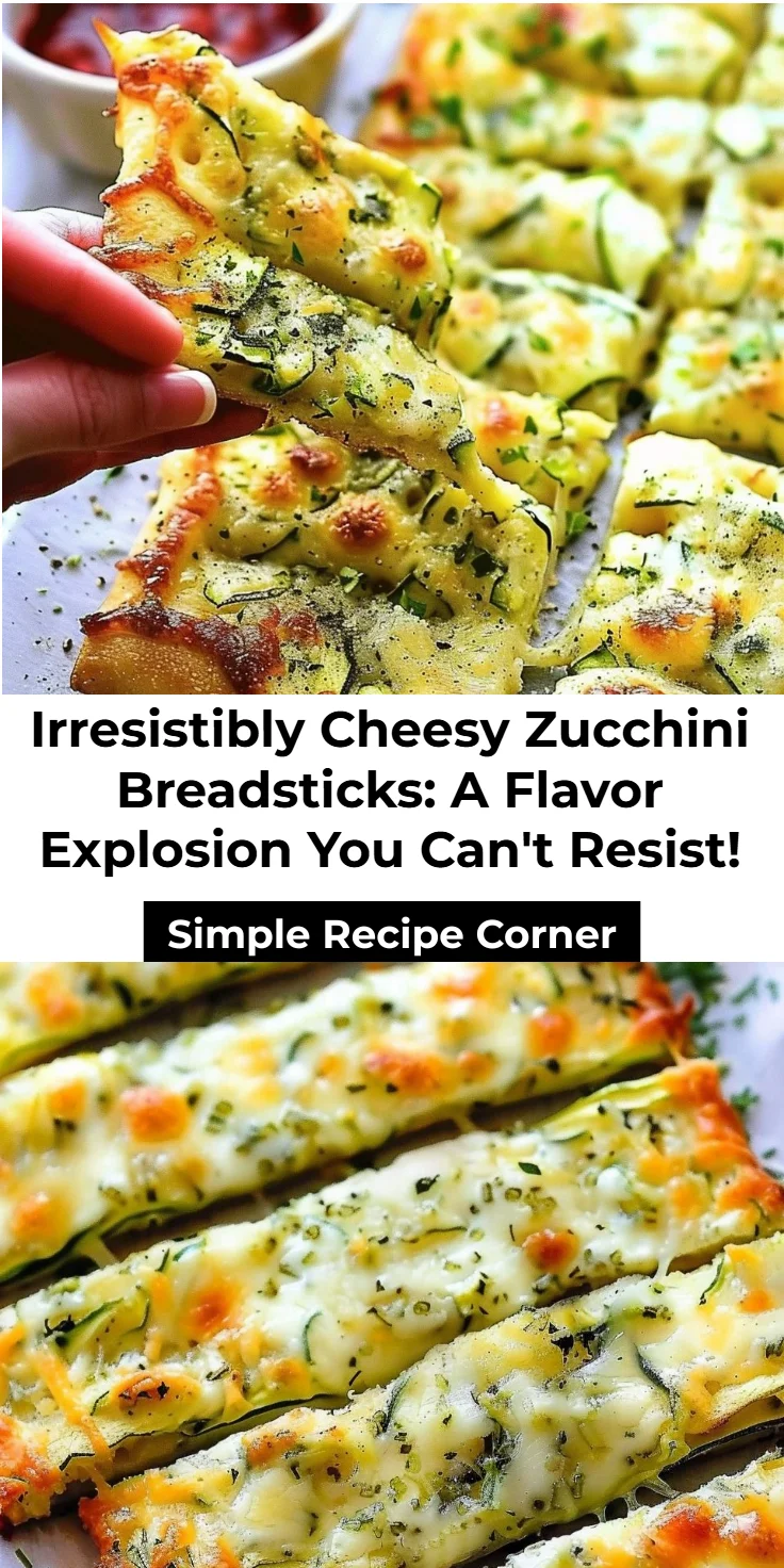 Cheesy Zucchini Breadsticks: Irresistible 20-Minute Crispy Snack
