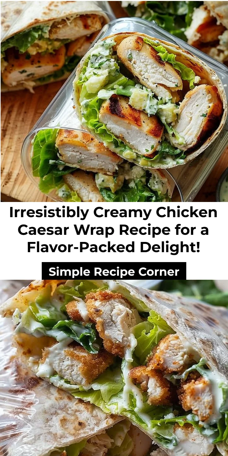 Chicken Caesar Wrap Recipe: Ultimate 10-Minute Healthier Lunch