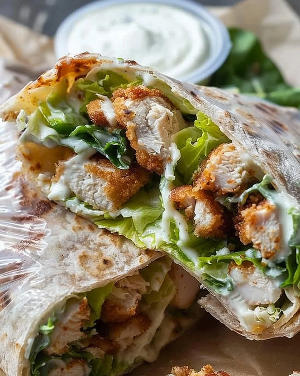 Chicken Caesar Wrap Recipe