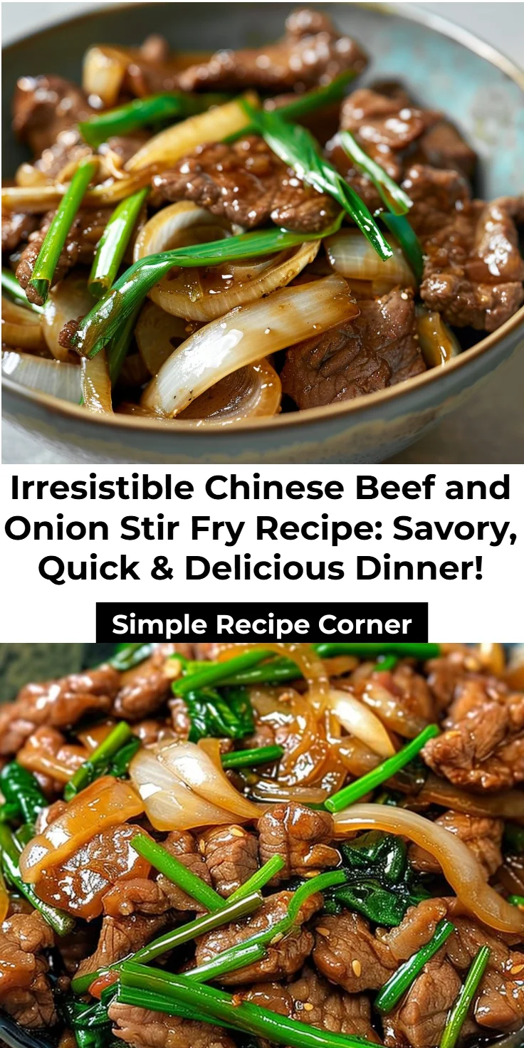 Chinese Beef and Onion Stir Fry Recipe