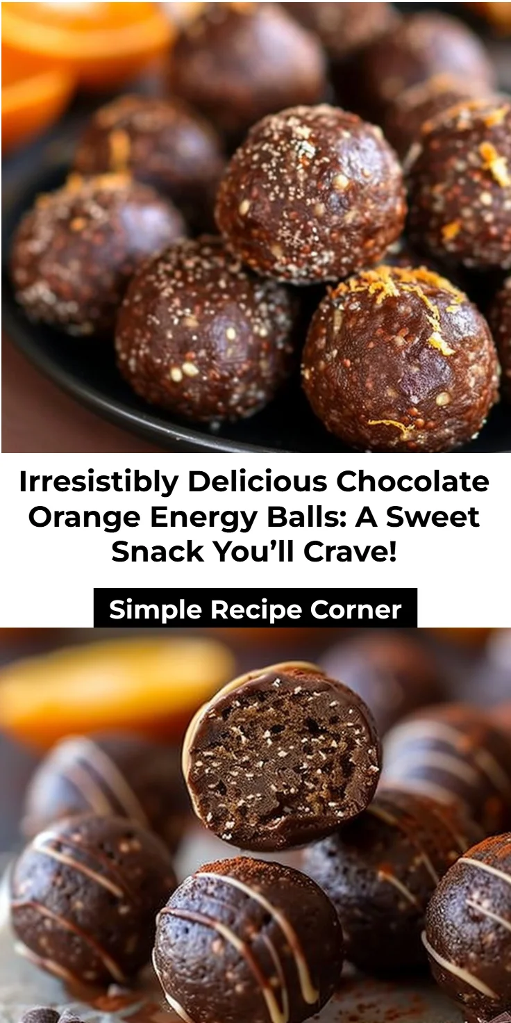 Chocolate Orange Energy Balls: Quick 5-Ingredient Power Snack