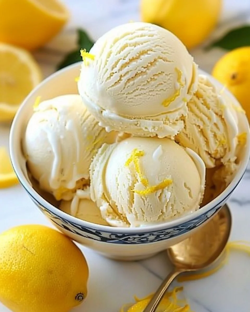 Creamy Lemon Ice Cream