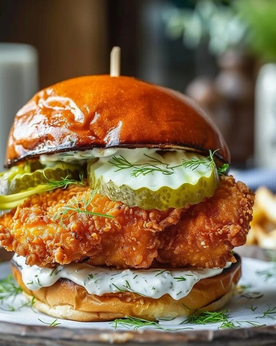 Crispy Dill Chicken Sandwich Recipe