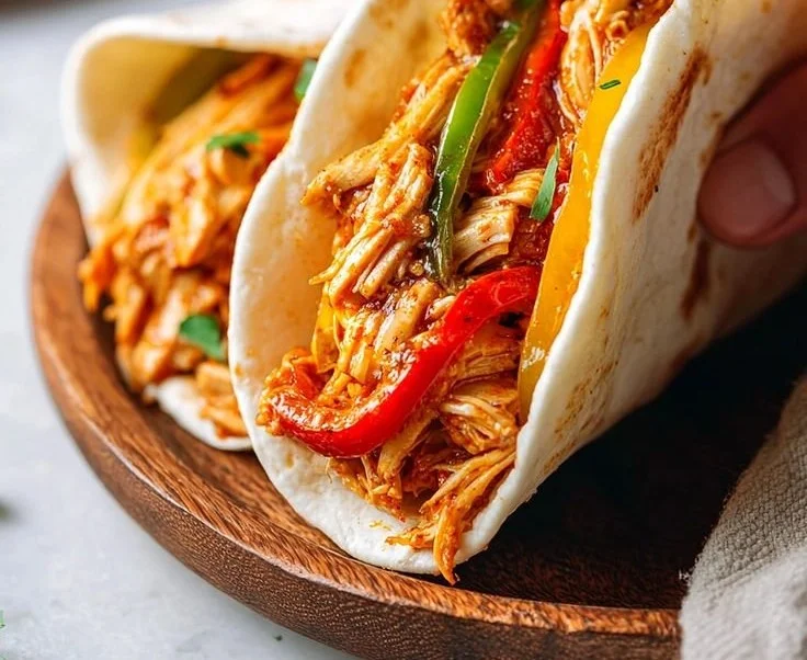 Easy Crockpot Chicken Fajitas