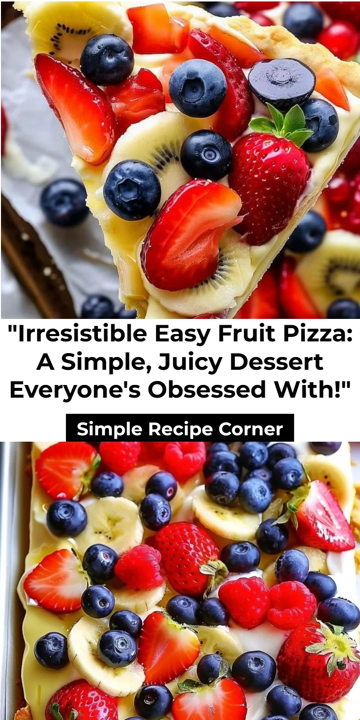 Easy Fruit Pizza: Quick, No-Bake Treat for Busy Moms