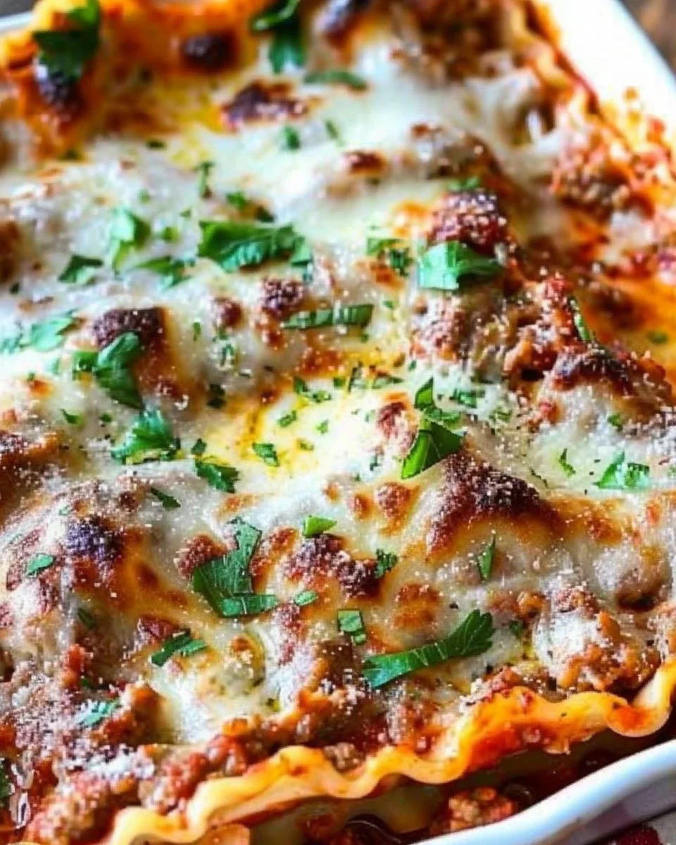 Easy No Boil Lasagna