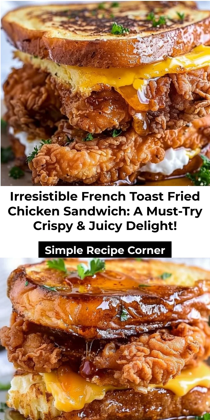 French Toast Fried Chicken Sandwich Quick, Crispy, Juicy