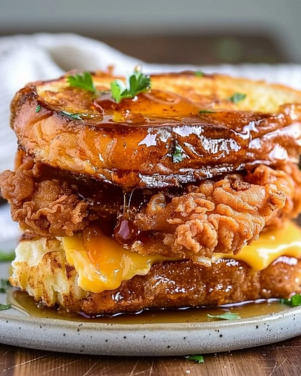 French Toast Fried Chicken Sandwich