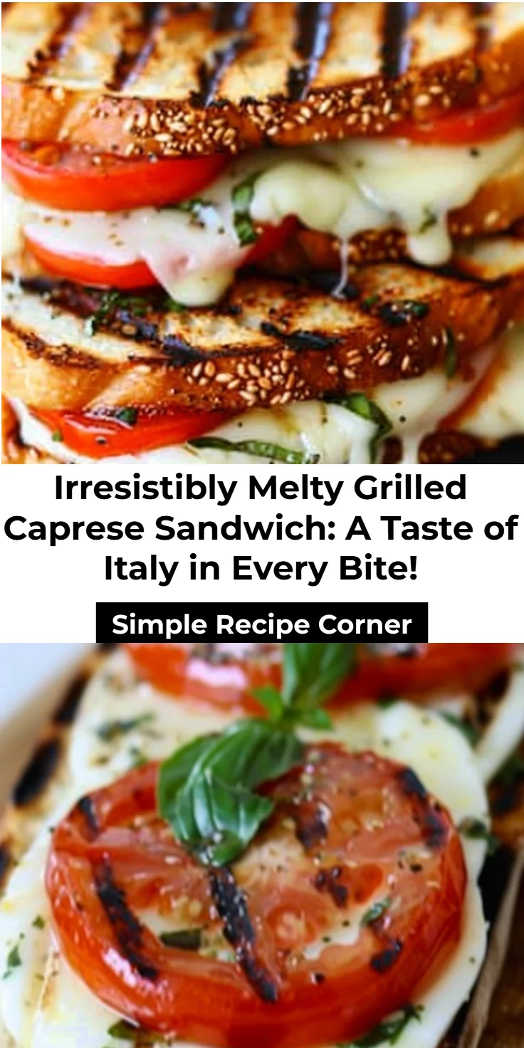 Grilled Caprese Sandwich