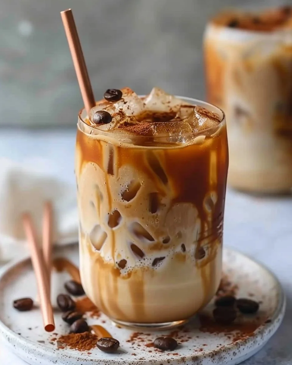 Homemade Caramel Iced Coffee