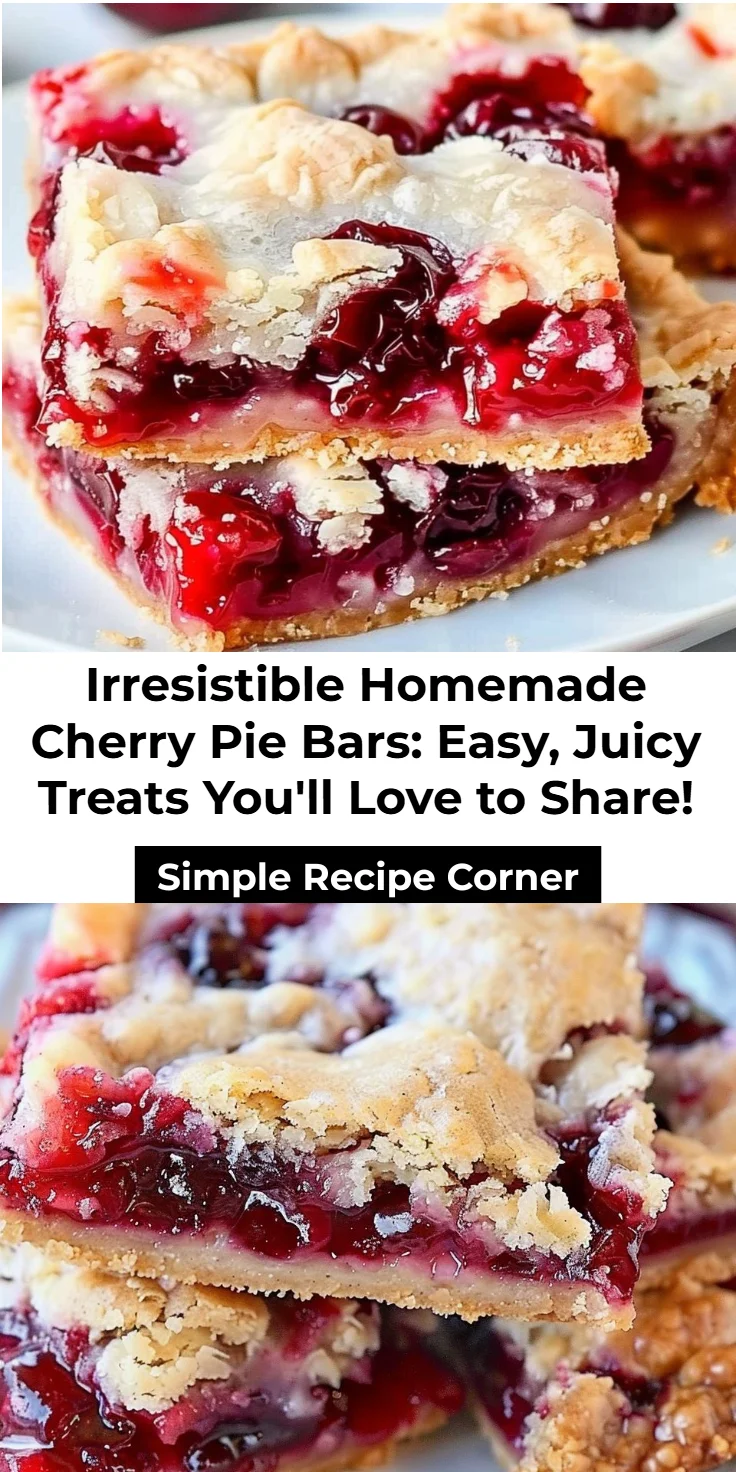 Homemade Cherry Pie Bars Recipe: Easy From-Scratch Dessert