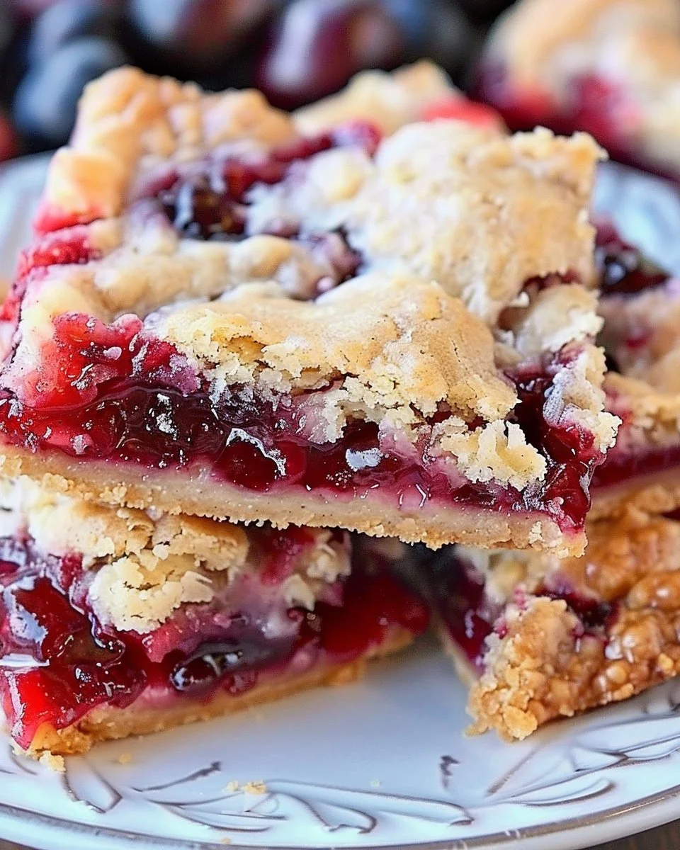 Homemade Cherry Pie Bars