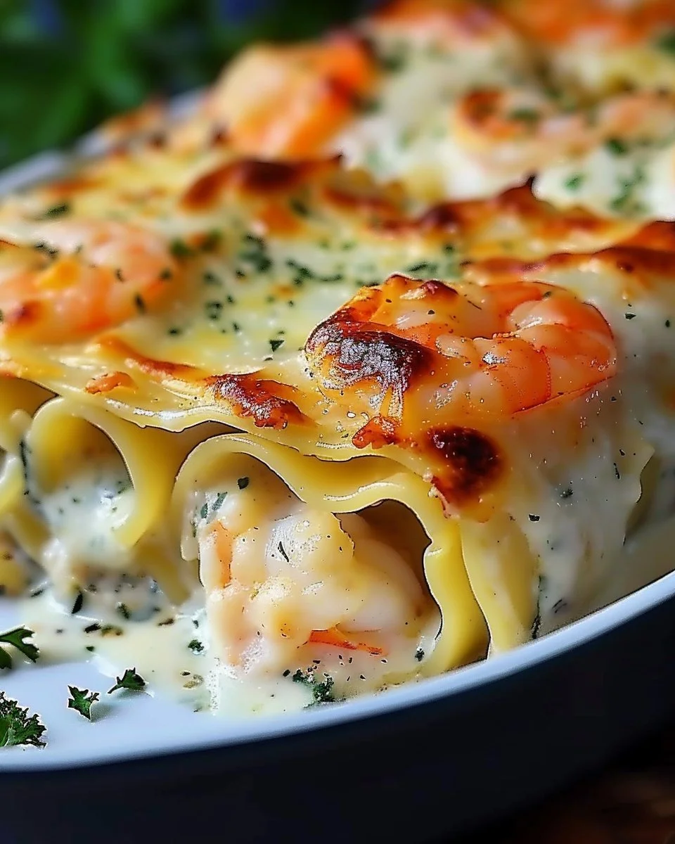Indulgent Shrimp & Crab Alfredo Lasagna Roll-Ups You’ll Crave