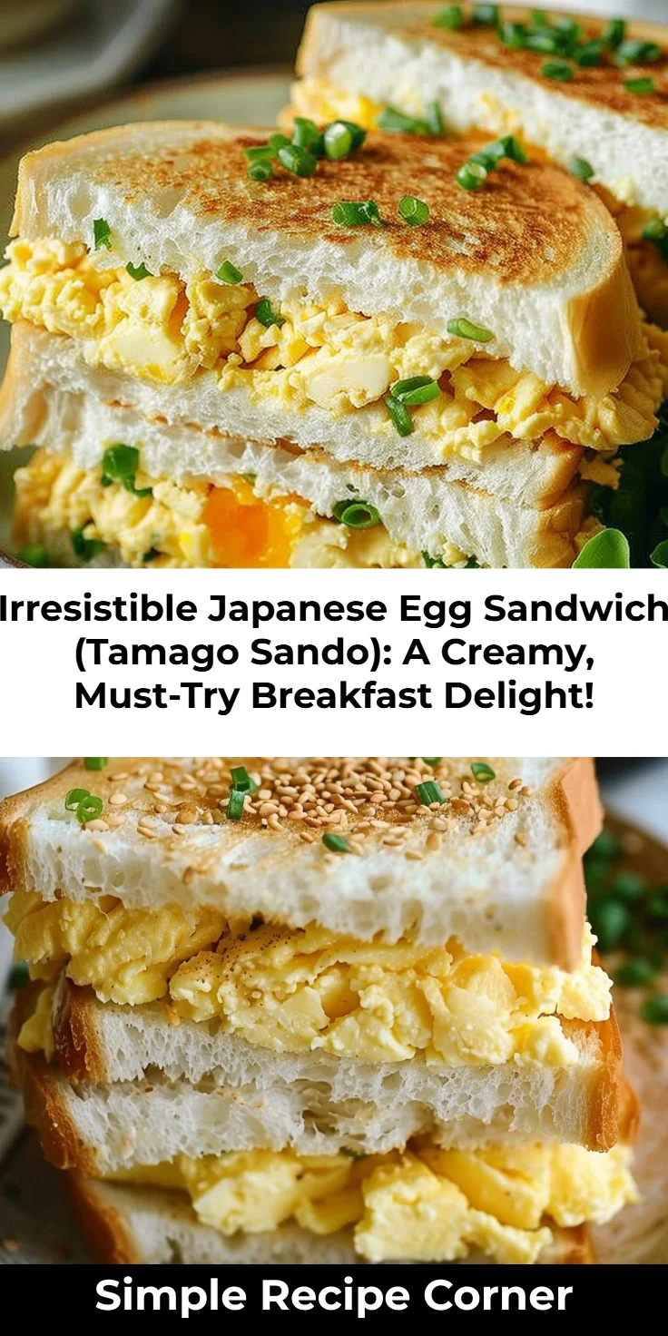 Japanese Egg Sandwich (Tamago Sando) Easy 5-Minute Creamy Recipe