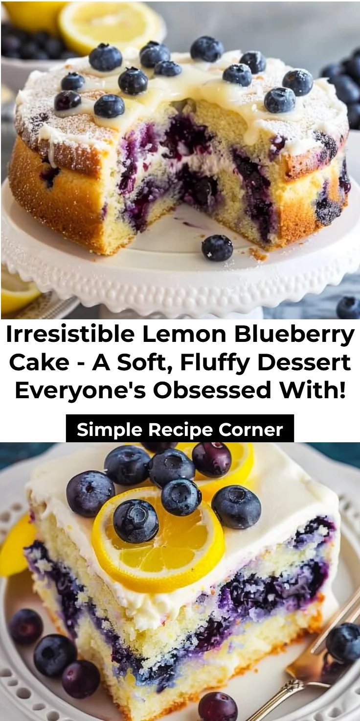 Lemon Blueberry Cake: Easy, Moist 5-Ingredient Recipe You'll Love