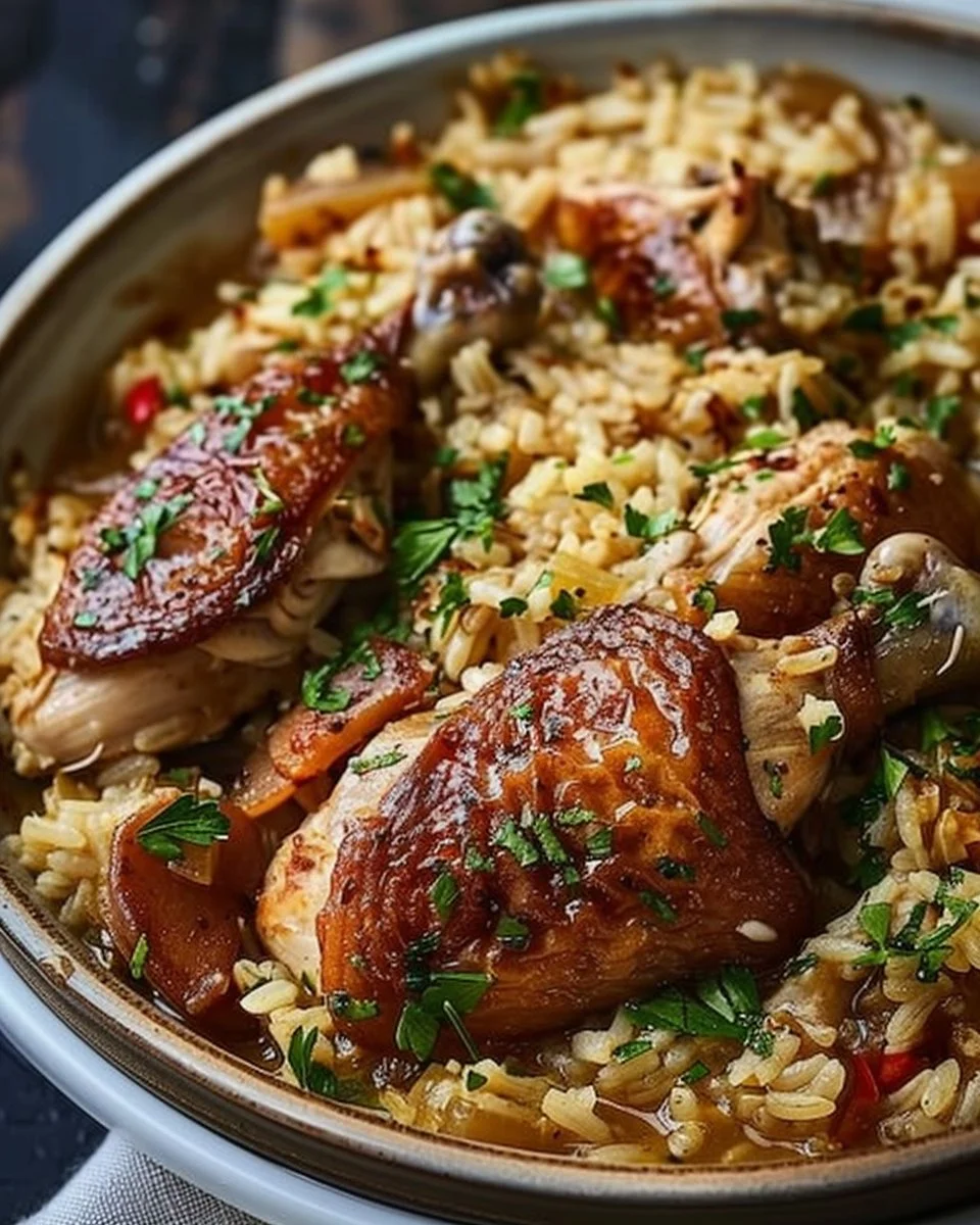 Lowcountry Chicken Bog with Long Grain Rice