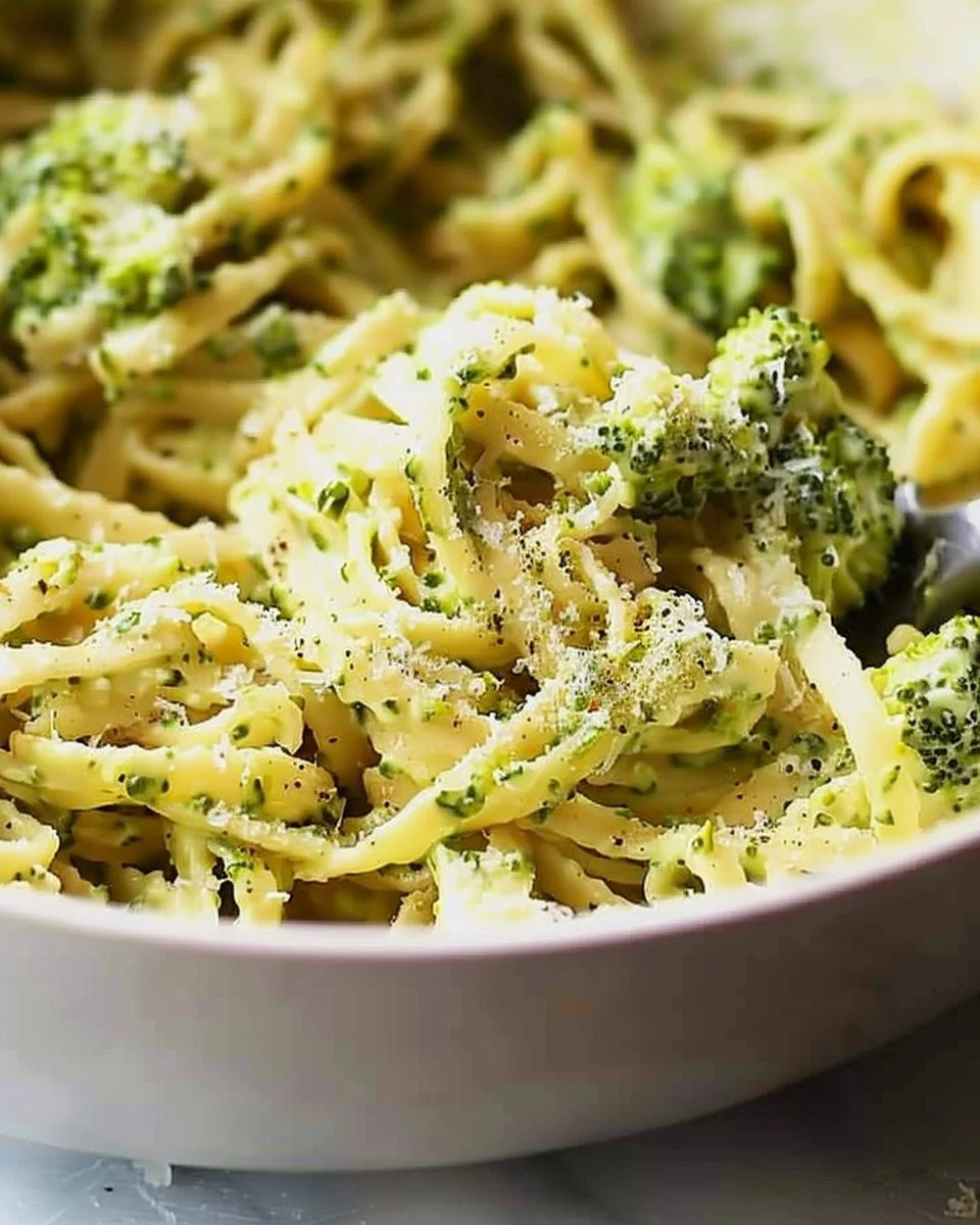 Mafaldine Pasta Limone with Broccoli