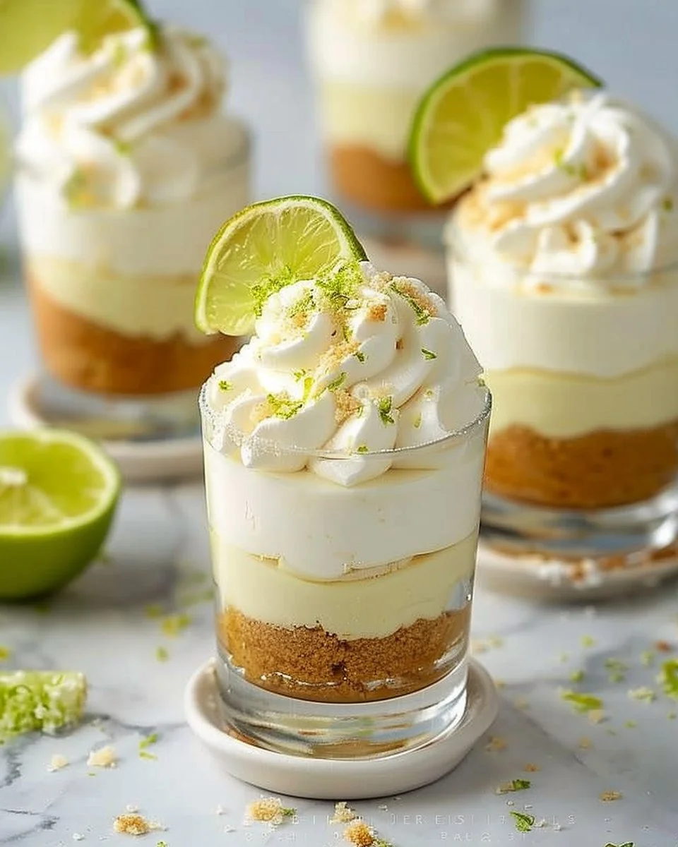 No-Bake Key Lime Pie Dessert Shooters