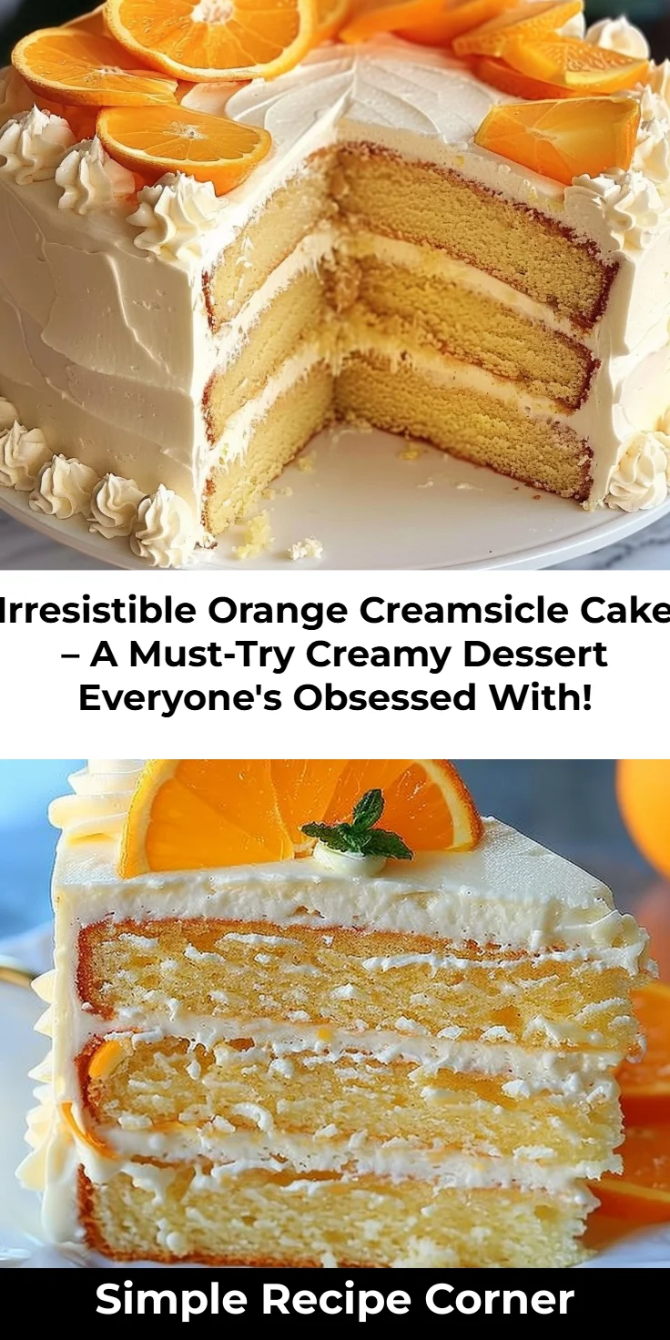 Orange Creamsicle Cake: quick, creamy dessert you'll love