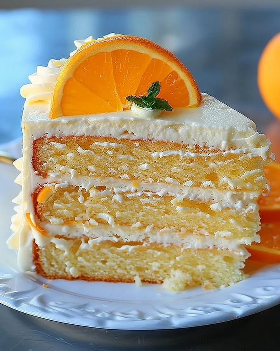 Orange Creamsicle Cake