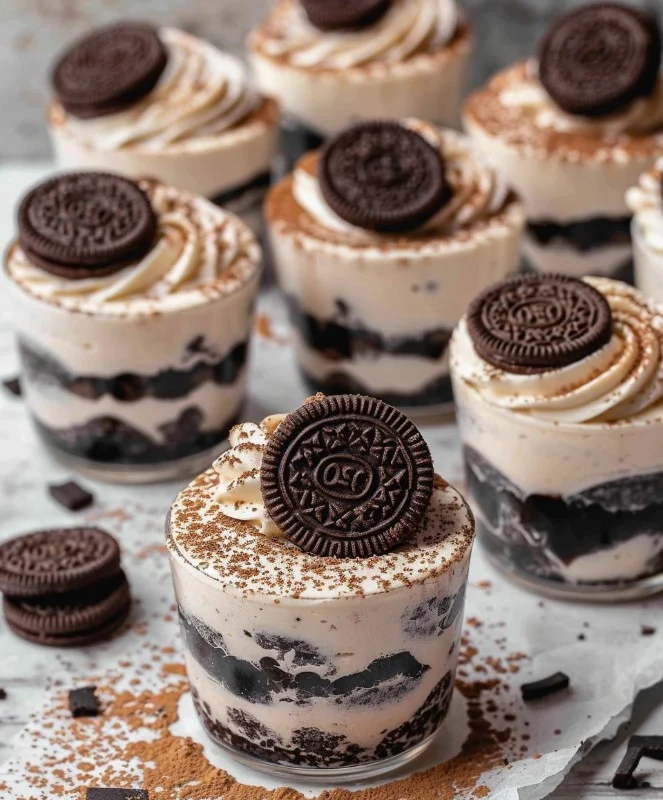 Oreo No-Bake Cheesecake Cups