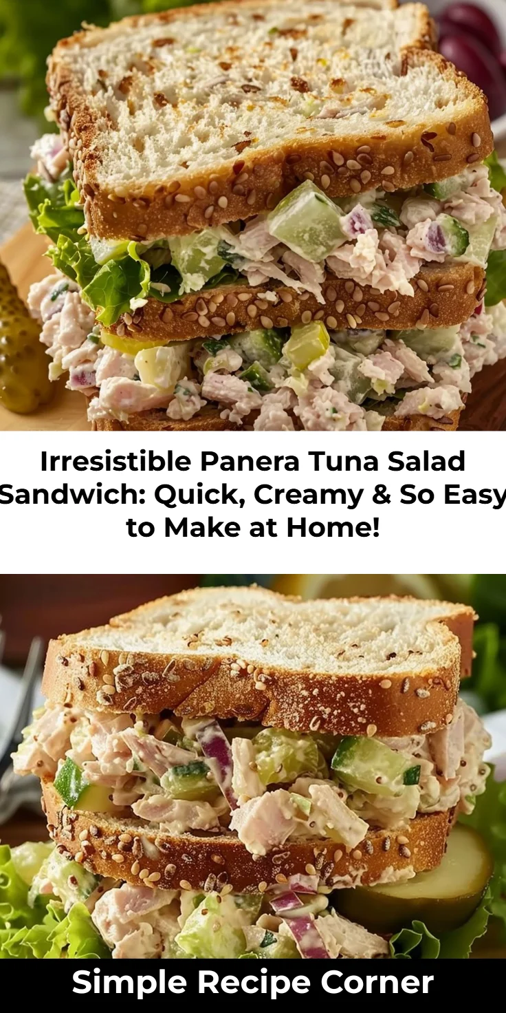 Panera Tuna Salad Sandwich: Quick, Creamy 5-Minute Lunch
