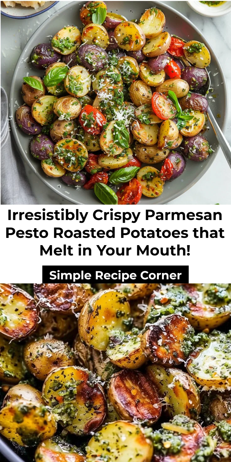 Parmesan Pesto Roasted Potatoes