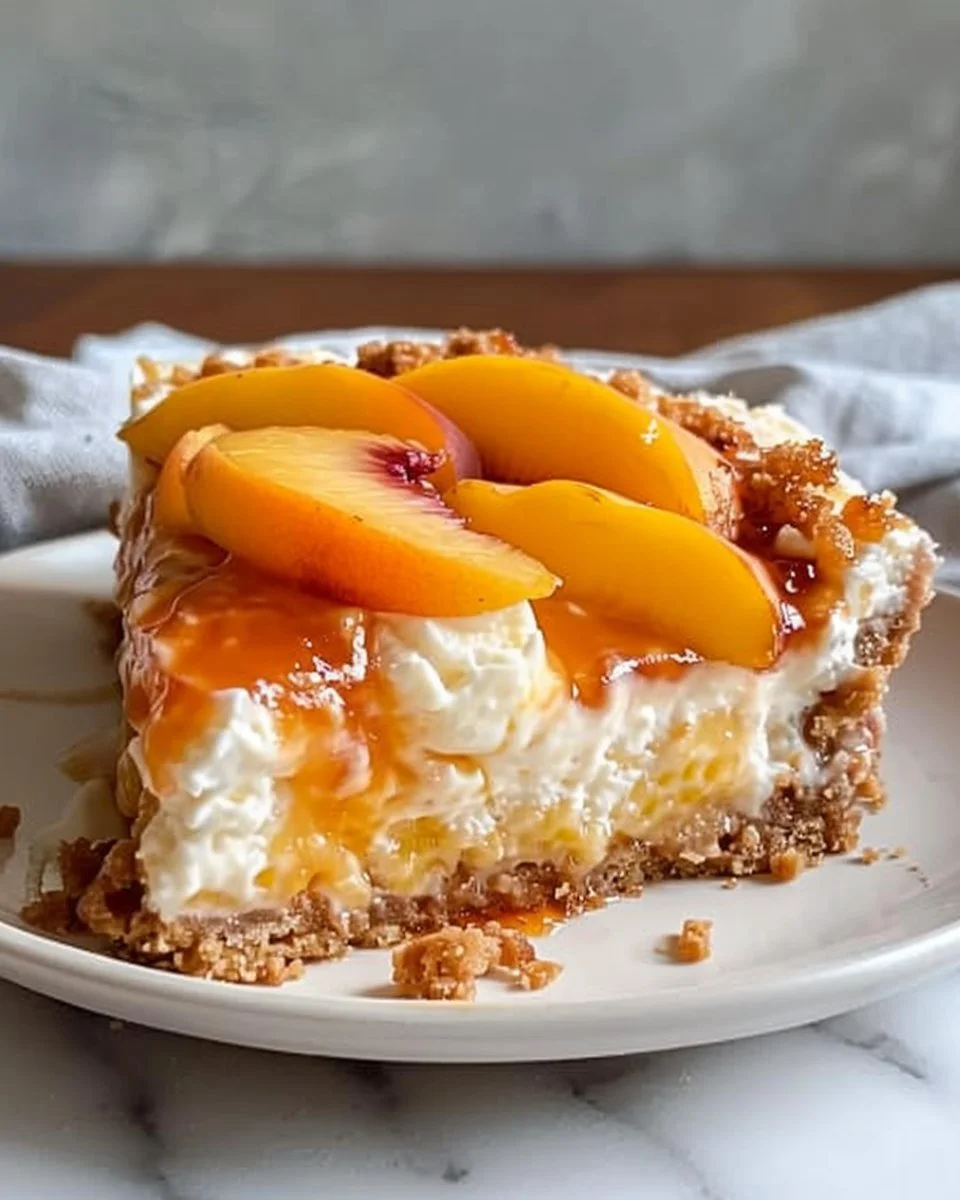 Peach Cobbler Cheesecake