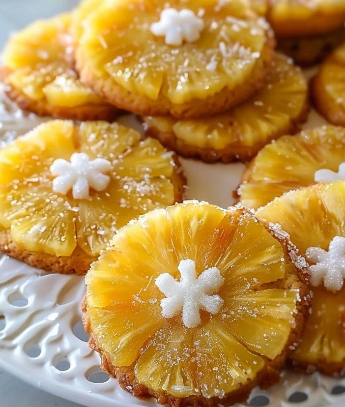 Pineapple Upside Down Sugar Cookies That Delight Every Bite