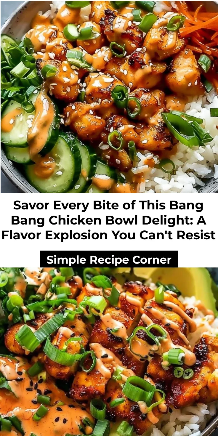 Savor Every Bite of This Bang Bang Chicken Bowl Delight delicious