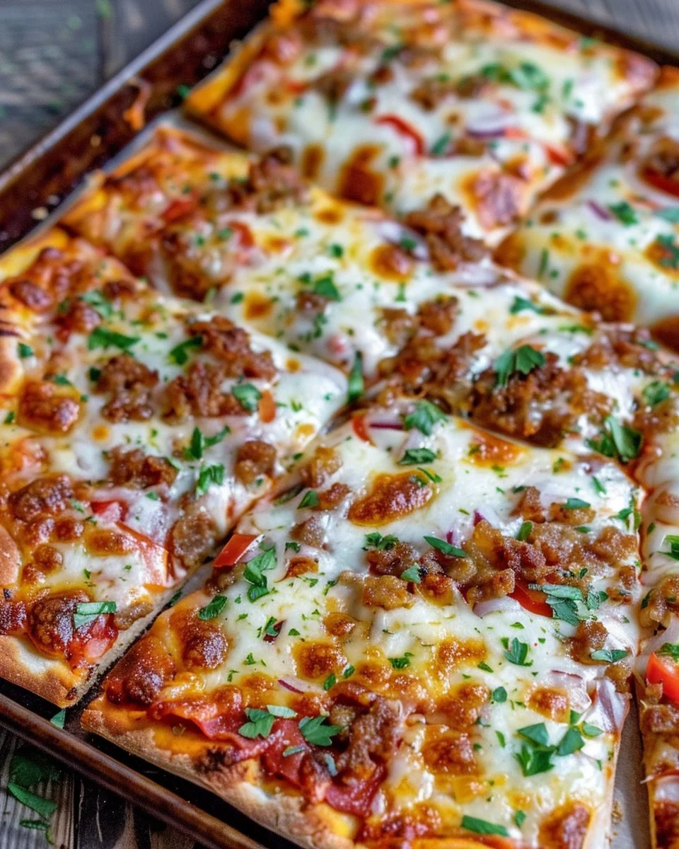 School Cafeteria Pizza