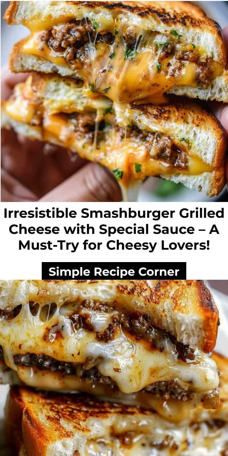 Smashburger Grilled Cheese with Special Sauce easy, crispy