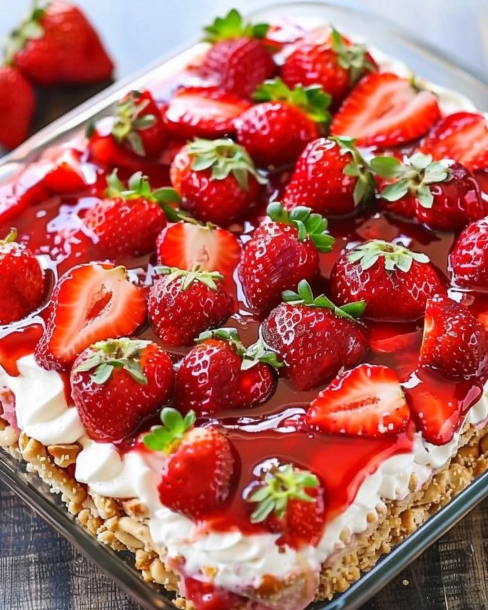Pioneer Woman Strawberry Pretzel Salad Recipe