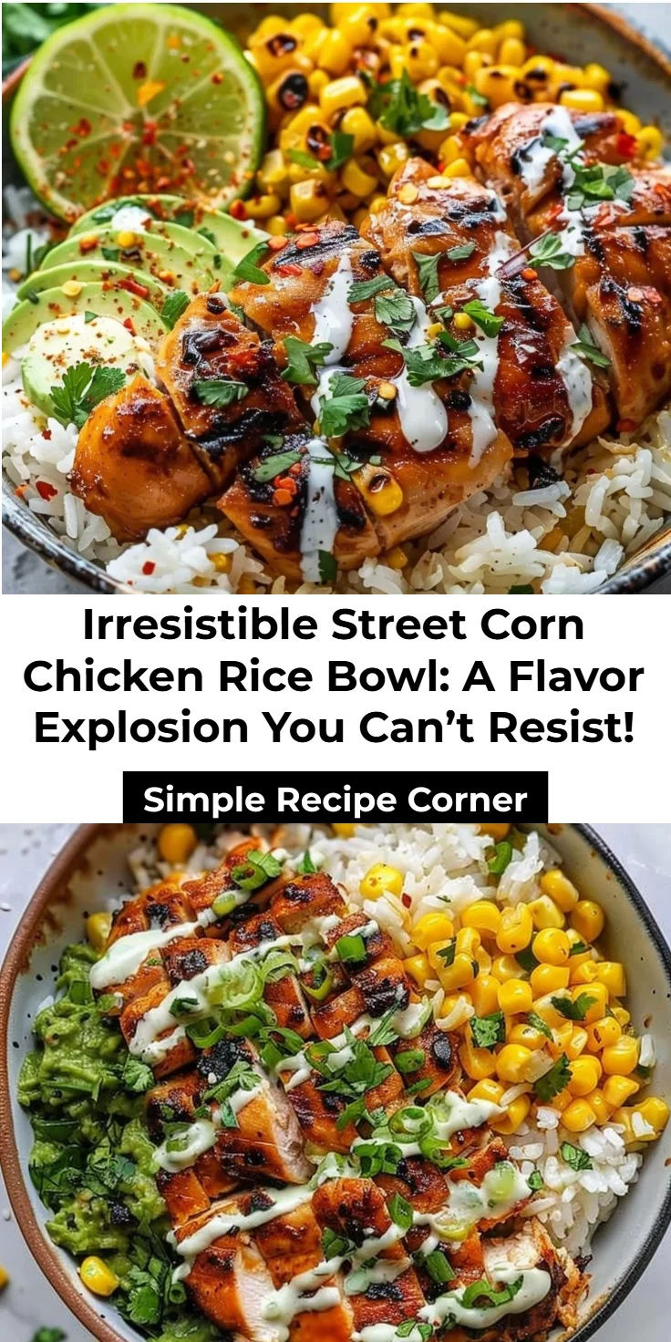 Street Corn Chicken Rice Bowl: 20-Minute Meal for Bold Flavor