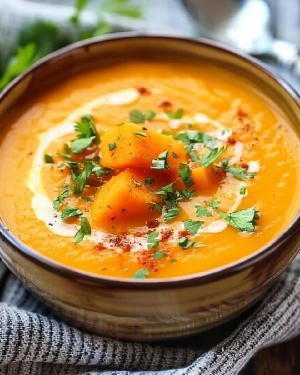 Sweet Potato and Apple Soup