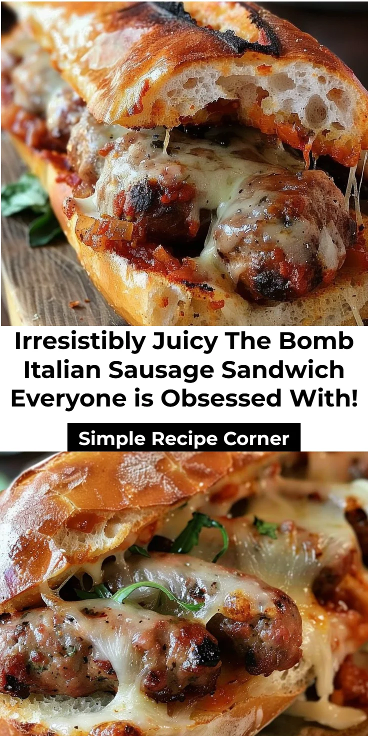 The Bomb Italian Sausage Sandwich: Easy 15-Minute Juicy Recipe