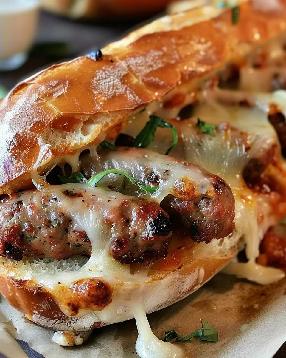 The Bomb Italian Sausage Sandwich