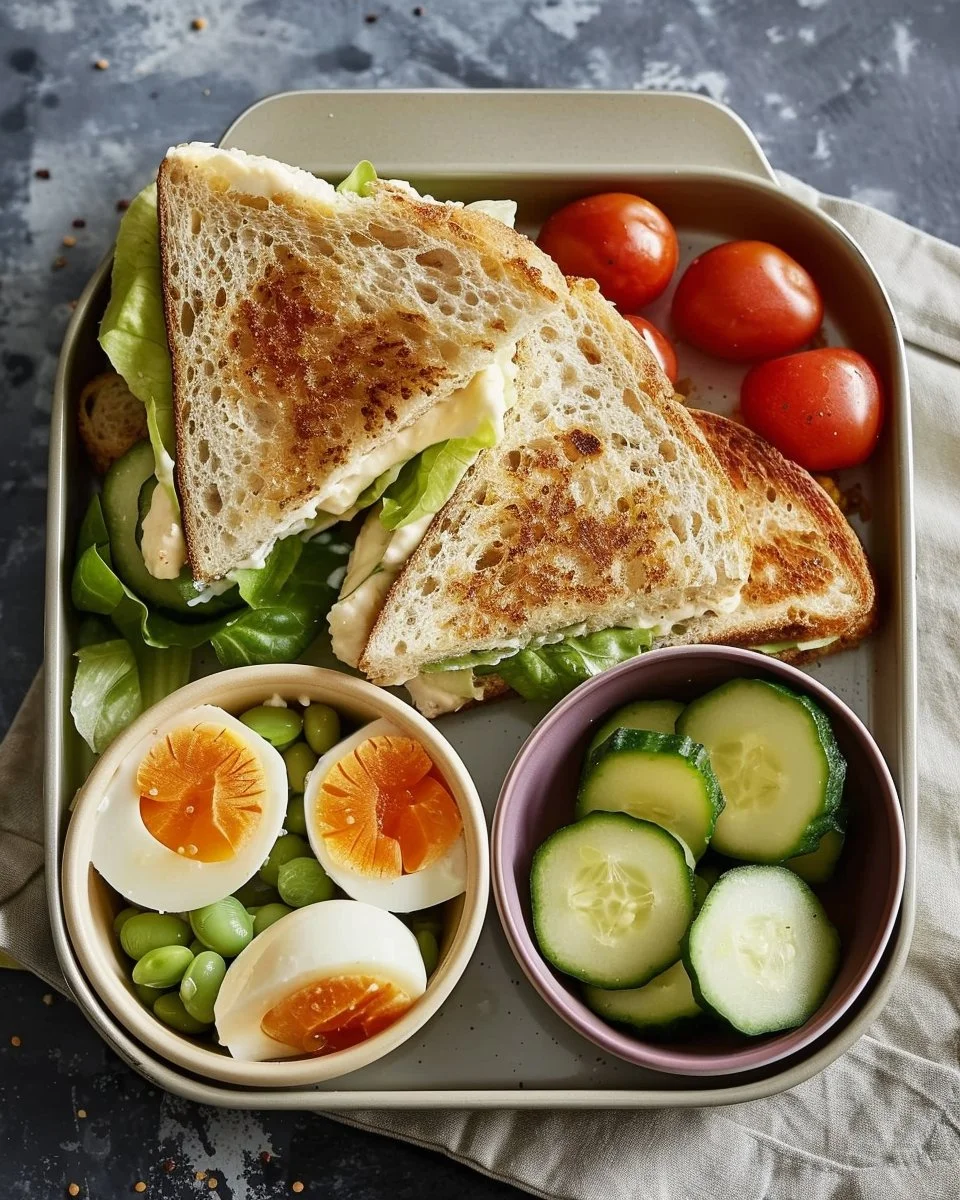 Variety of budget-friendly school lunches packed in colorful lunch boxes