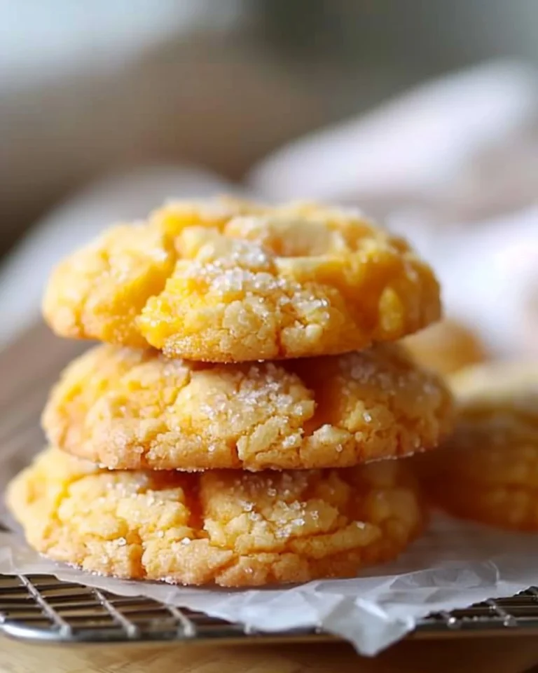 Tropical Mango Cookies made with 5 ingredients for a quick, no-bake dessert.